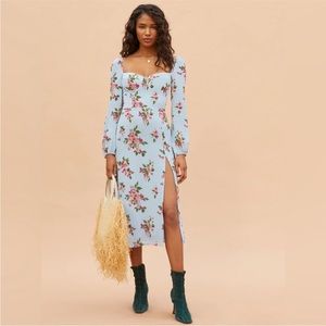 Reformation Shelby Floral Midi Dress